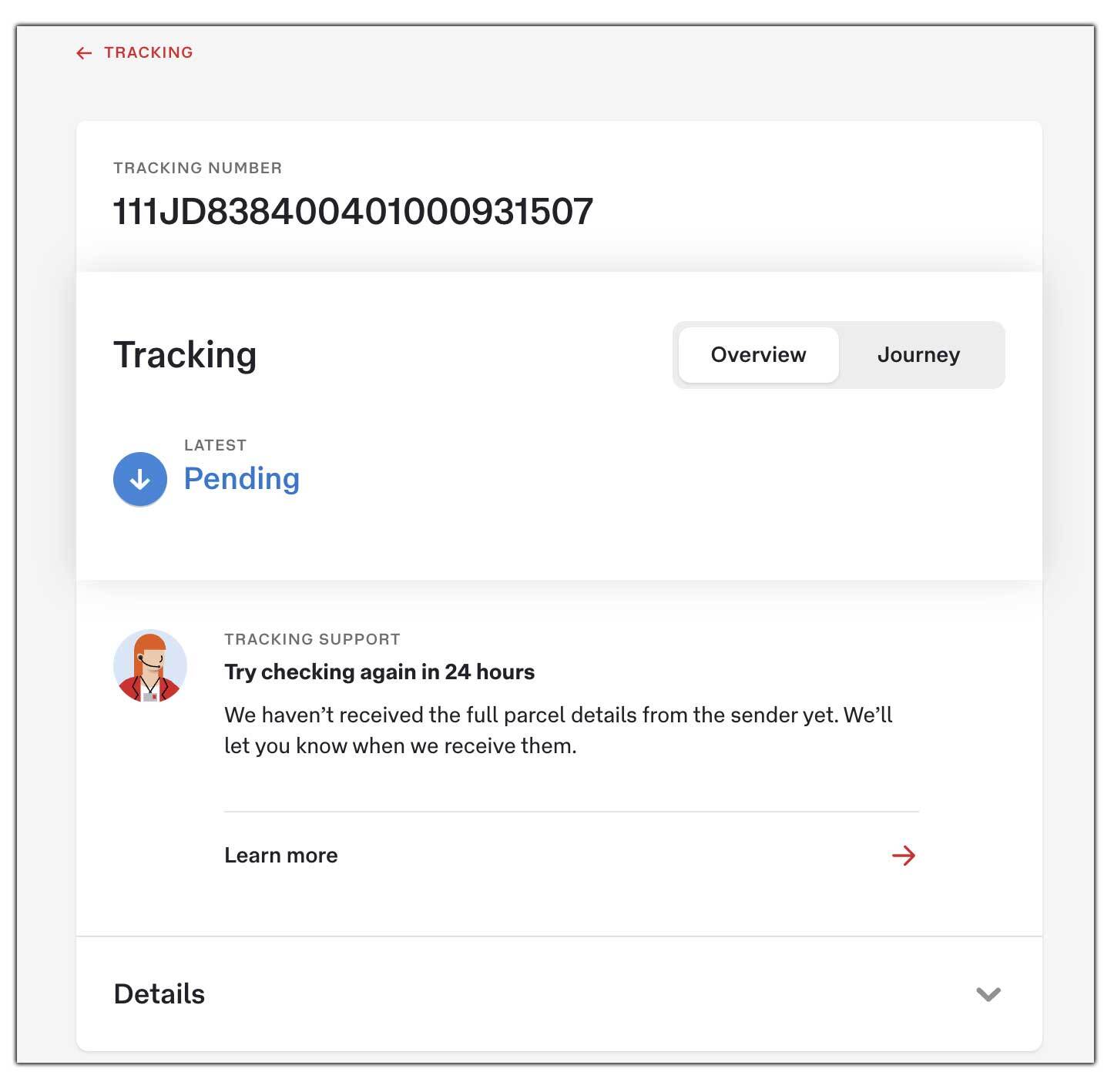 australia post tracking number