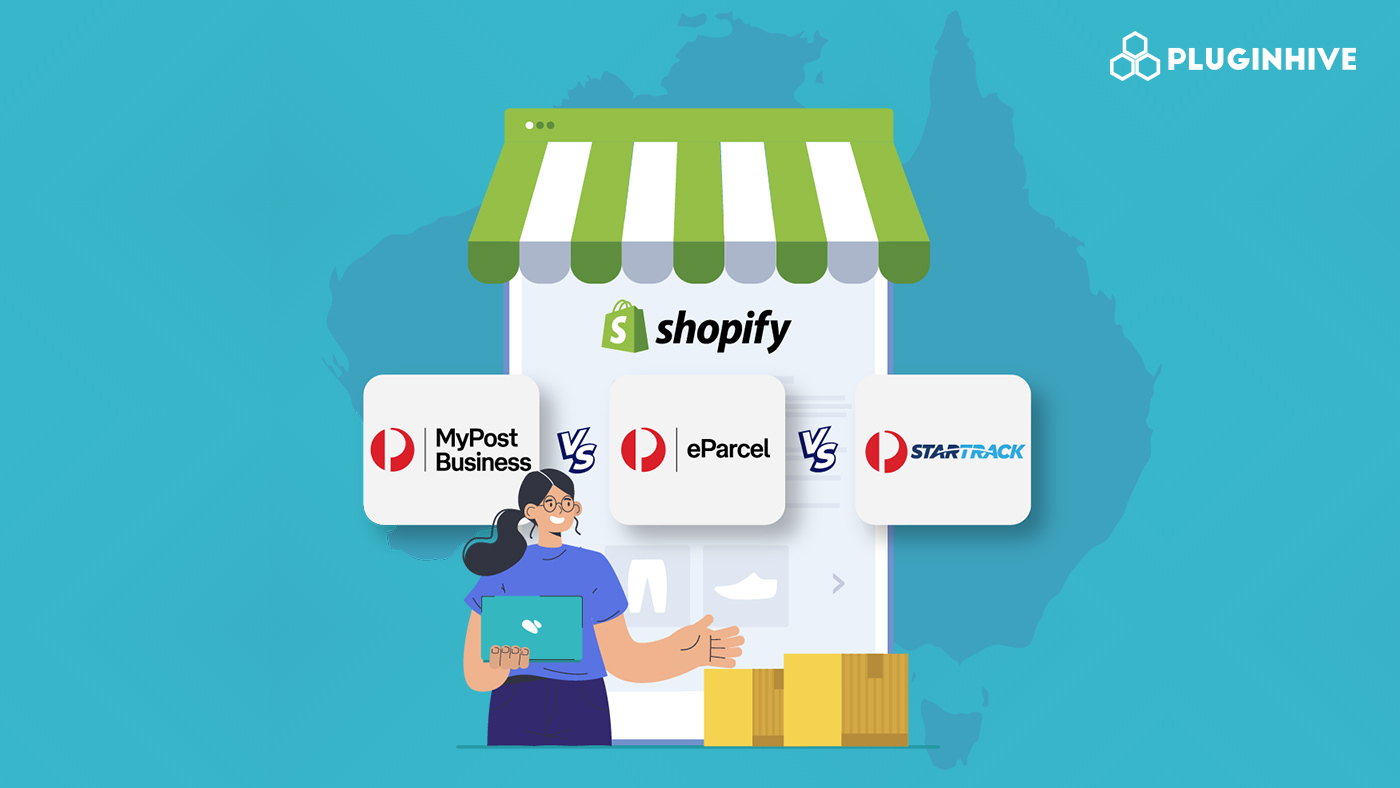 australia post services compared in shopify