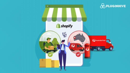 australia post vs local delivery in shopify