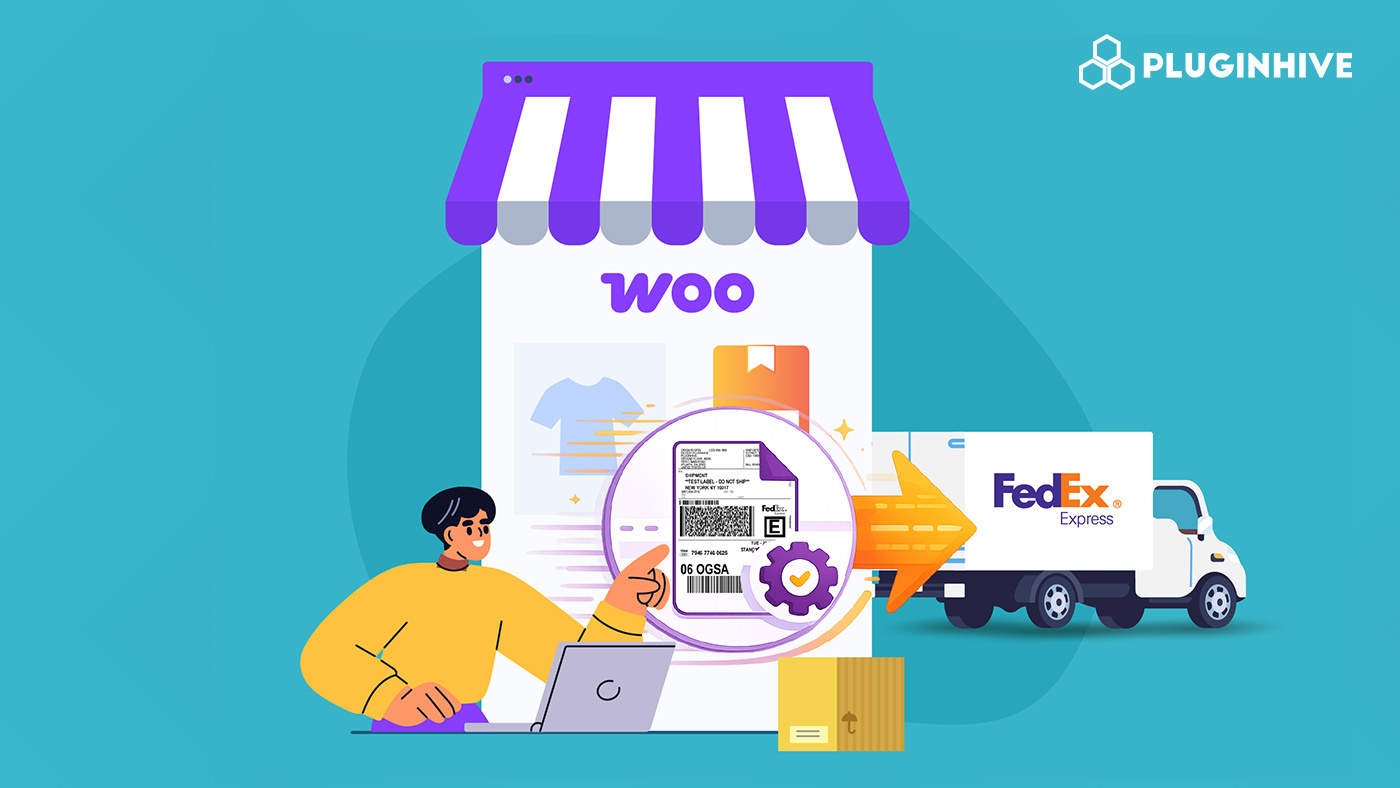 auto generation of fedex shipping label
