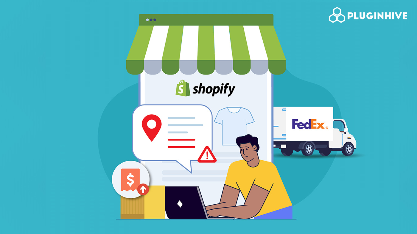 fedex address correction fees in shopify