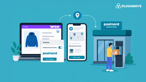 postnord service points for woocommerce
