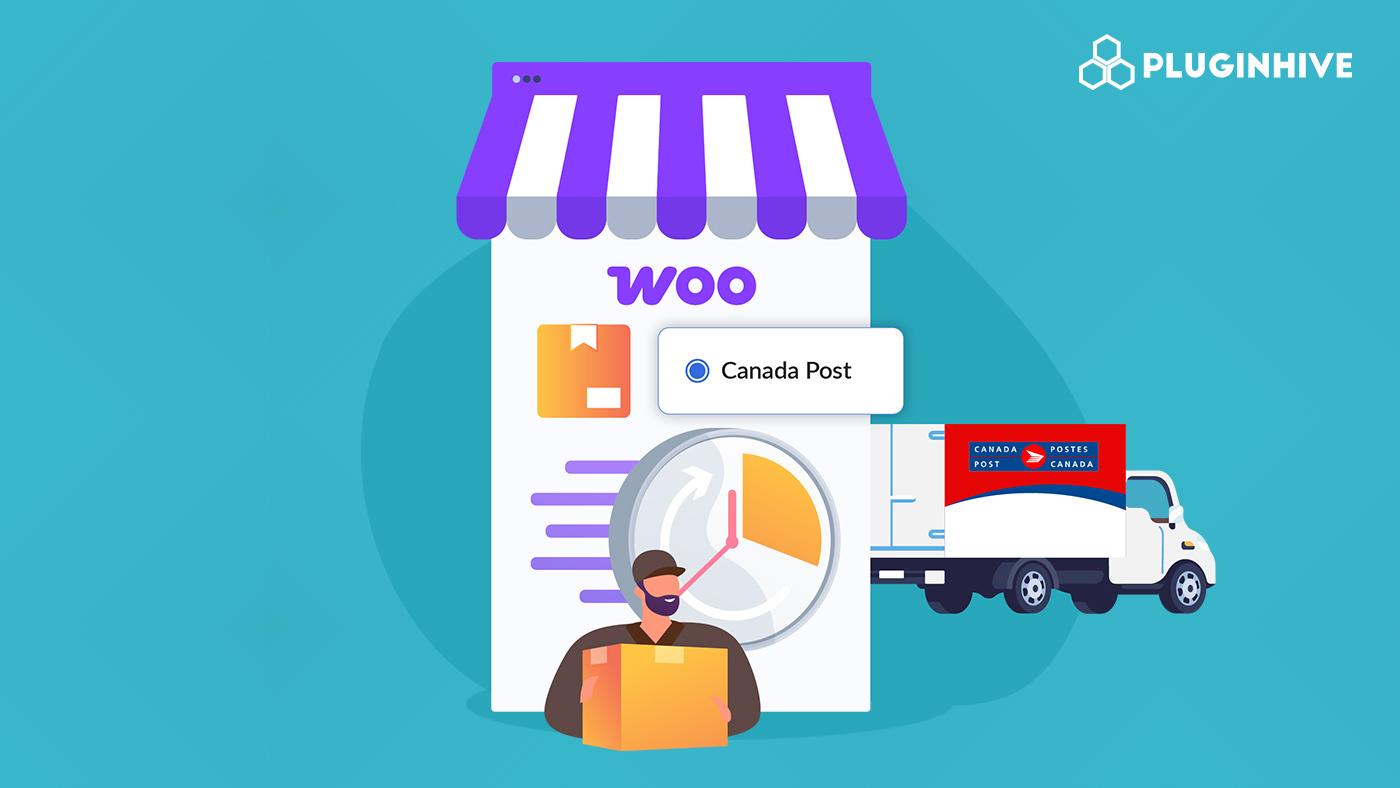 woocommerce canada post fast delivery
