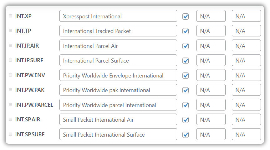 woocommerce canada post international shipping services