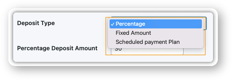 scheduled payment plan option