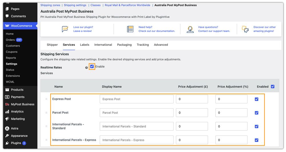australia post mypost business shipping services