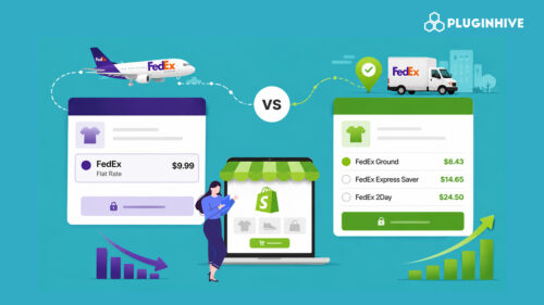 fedex flat vs live rates in shopify