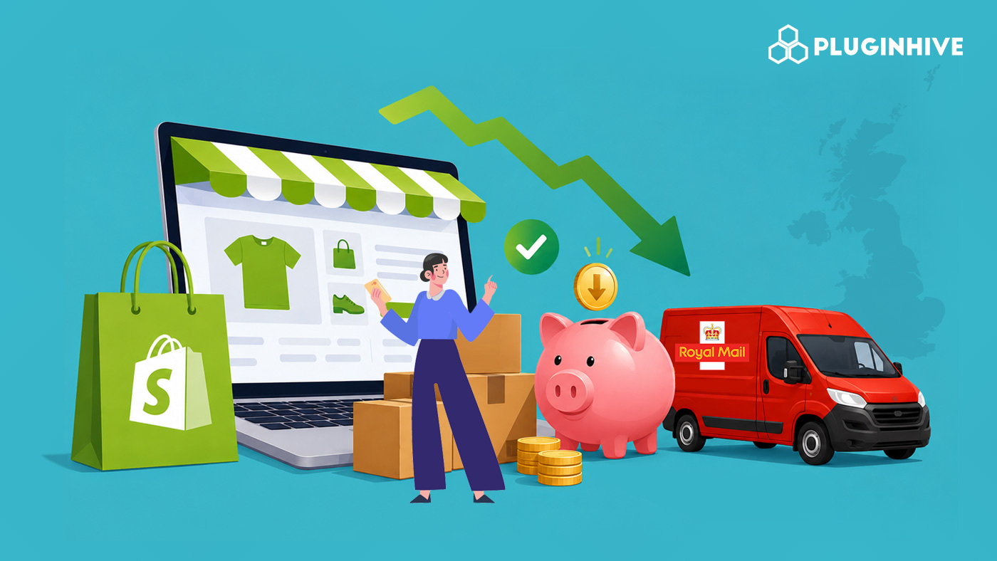 royal mail shipping costs in shopify
