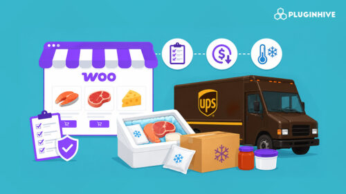 ups food shipping in woocommerce