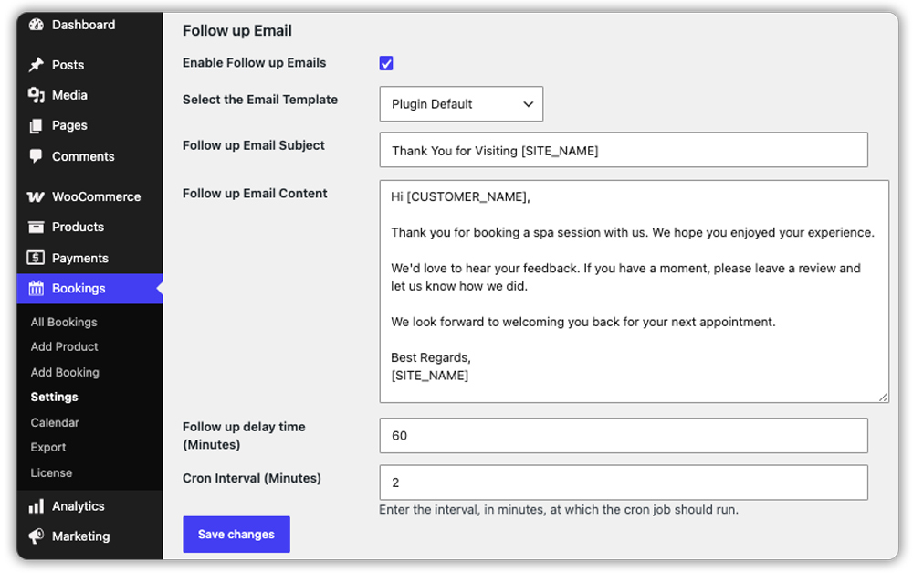 email template 