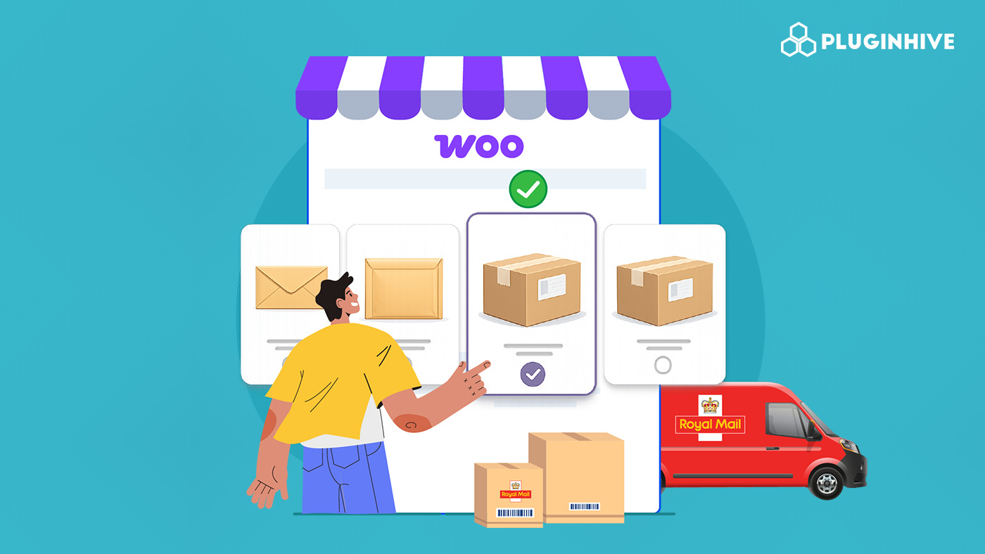 woocommerce royal mail packaging methods