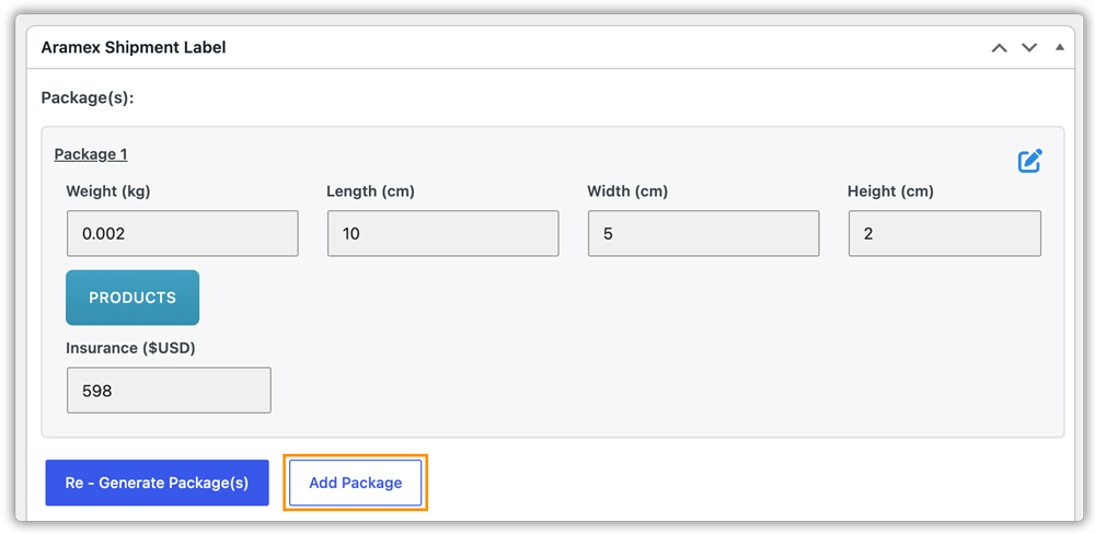 add package