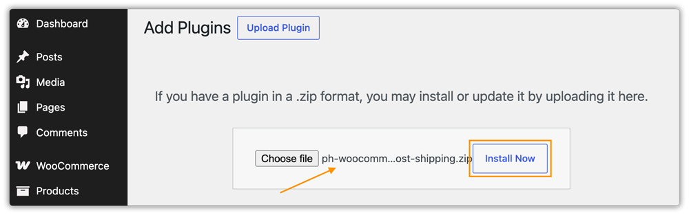 install the plugin