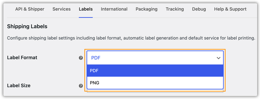 nz post label format