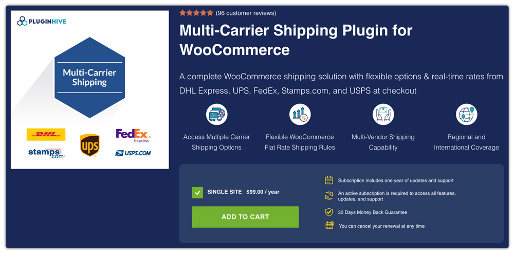 woocommerce multi carrier shipping plugin for usps