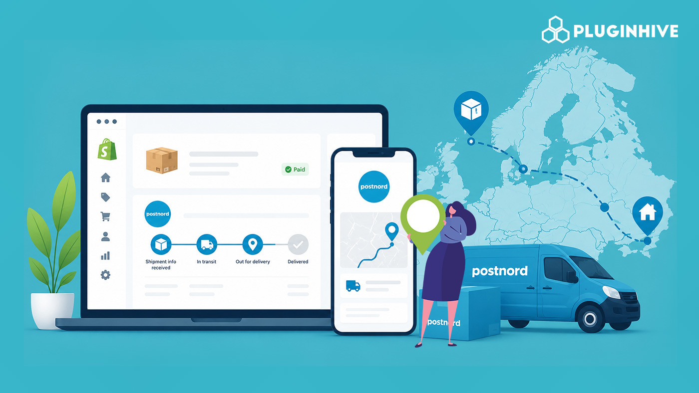 postnord order tracking in shopify