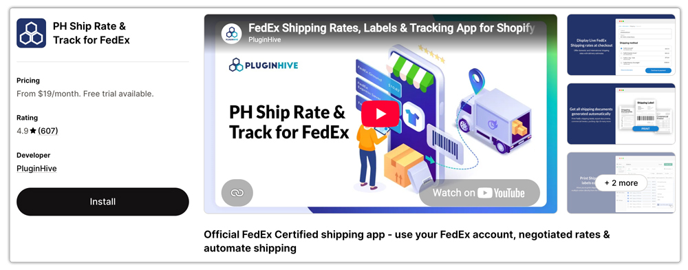 shopify fedex shipping app with fedex import fee regulation