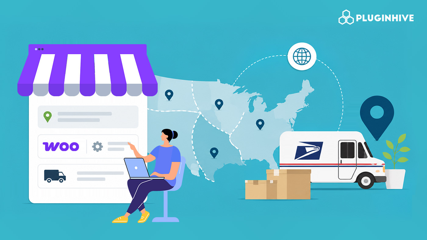 usps in woocommerce shipping zones