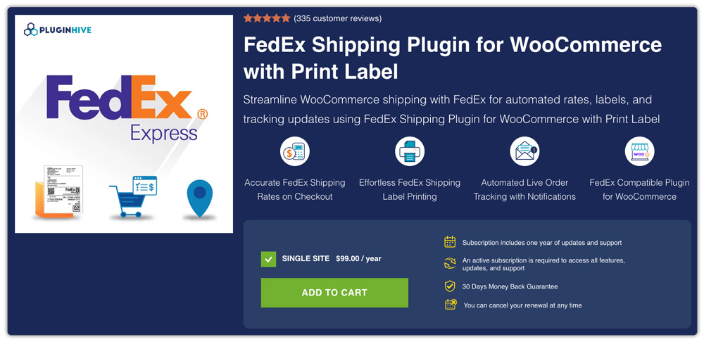 pluginhive fedex shipping plugin