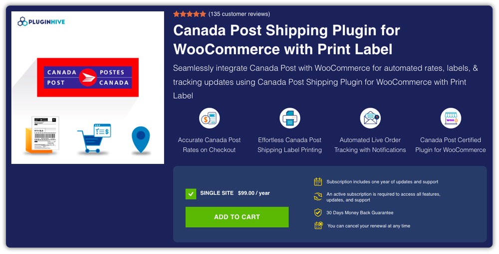 pluginhive canada post shipping plugin