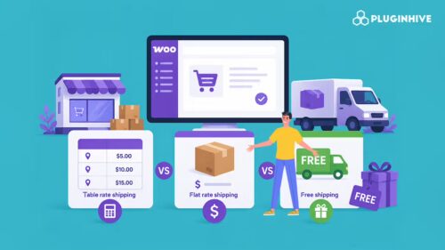 woocommerce table rate shipping vs flat rate vs free shipping