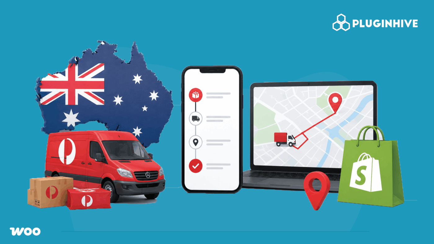 australia post delivery tracking in shopify