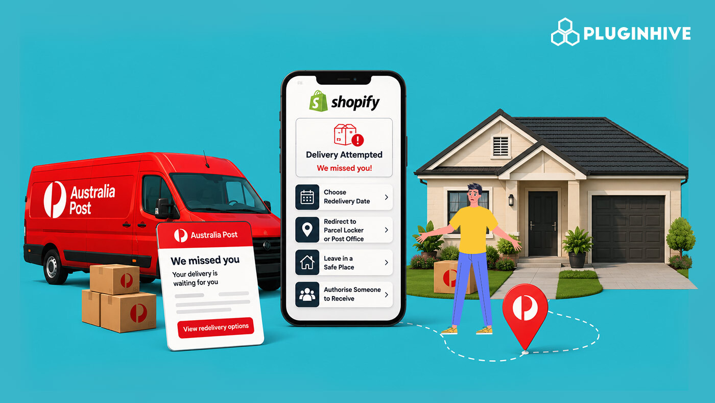 australia post redelivery options in shopify