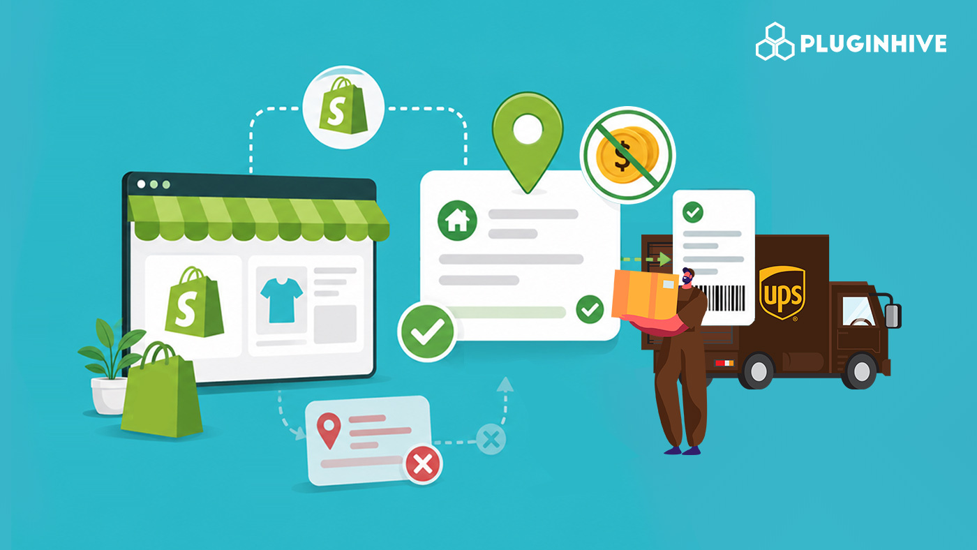 ups address correction fees in shopify