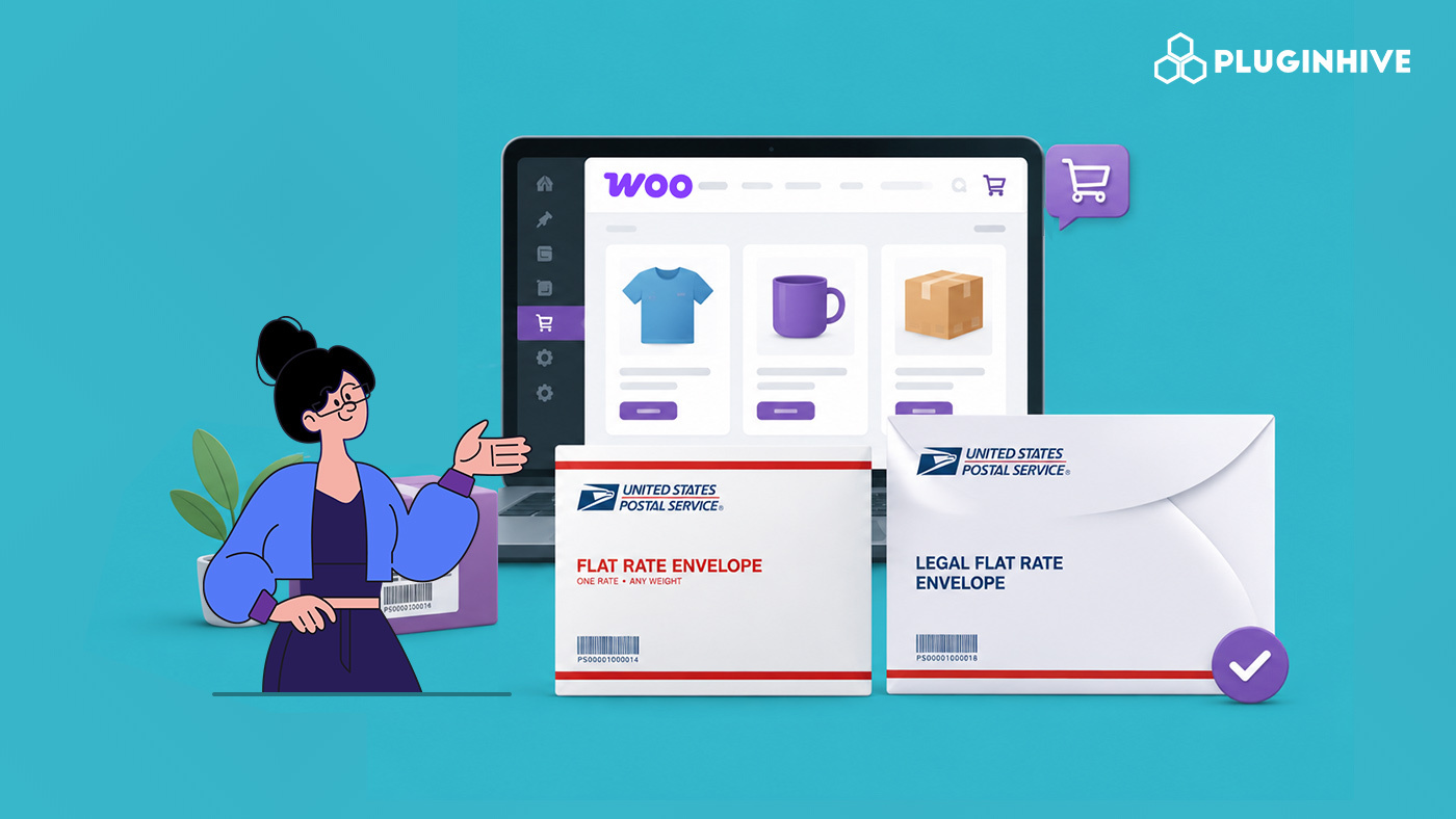 woocommerce usps envelopes