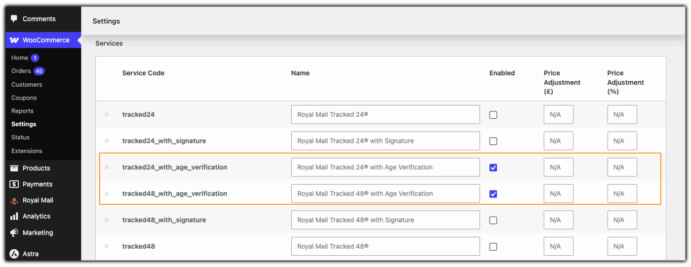 tracked age verification services