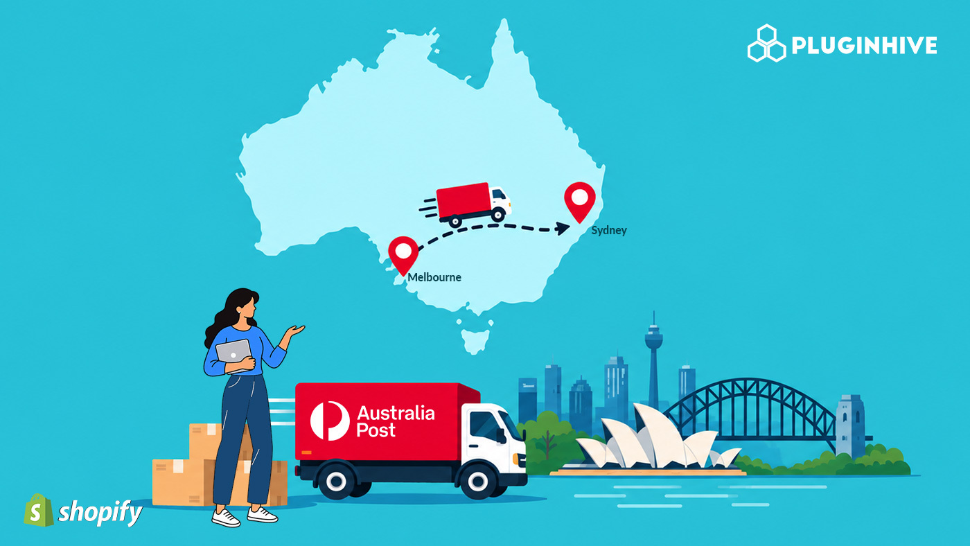 australia post delivery time in shopify