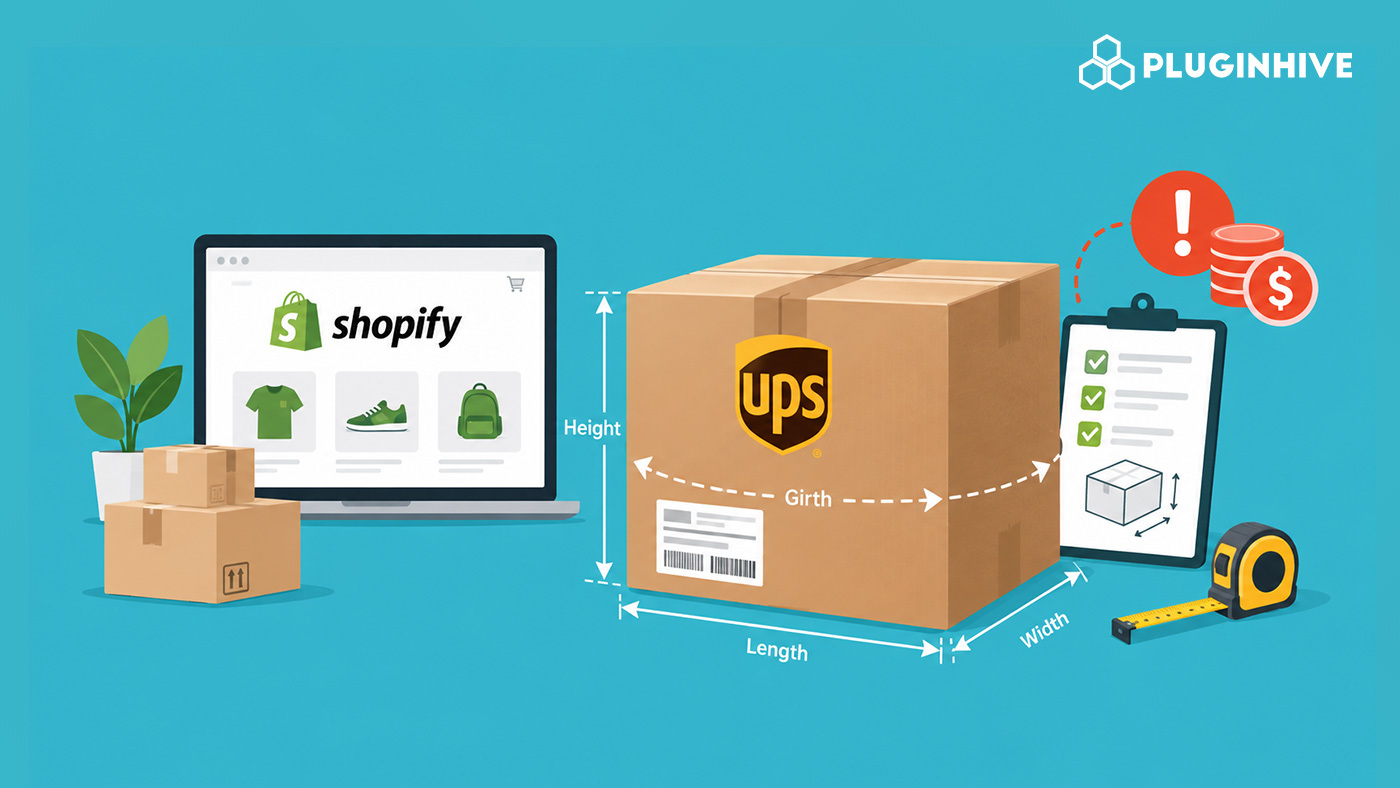 ups size limits in shopify