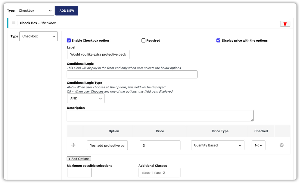checkbox