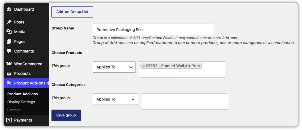 packaging fee group