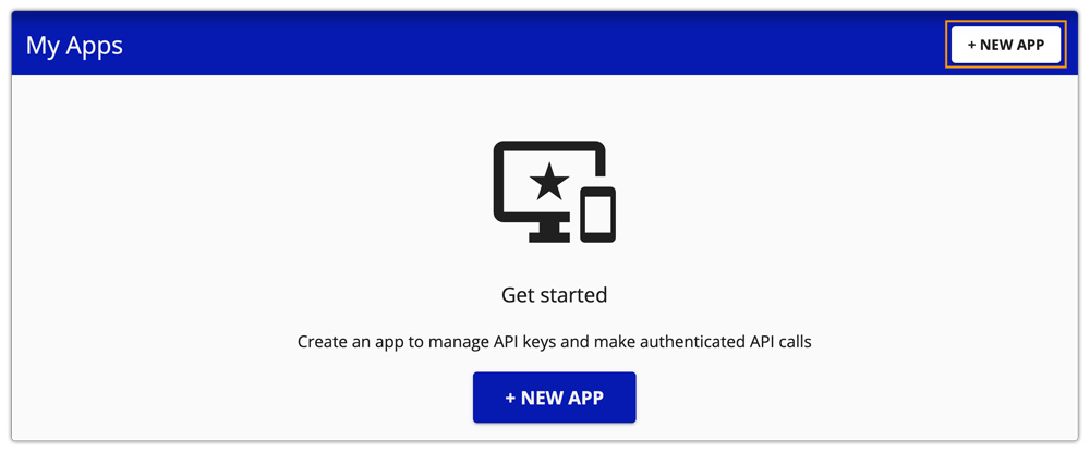 create new app