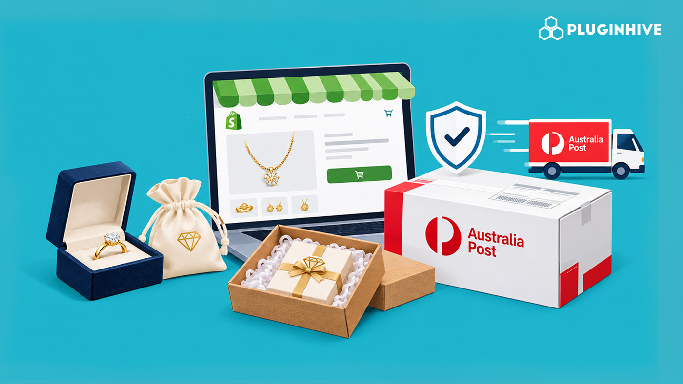 australia post jewellery shipping in shopify