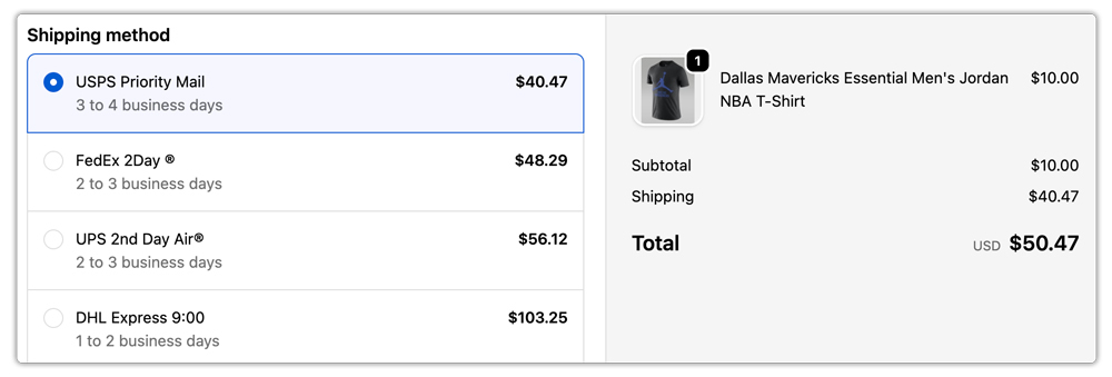 live carrier rates for holiday shipping