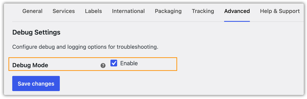 gls debug mode